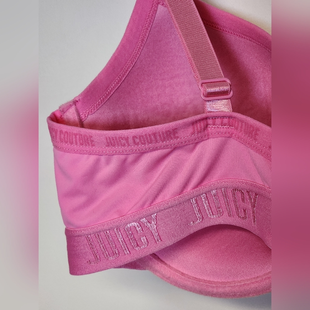 Juicy Couture Vibrant Pink Underwire Bra 38D - Picture 8 of 16